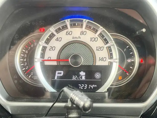 スズキ スペーシア カスタム HYBRID XS 島根県 2018(平30)年 7.3万km ブルーイッシュブラックパール3 社外メモリナビ　/フルセグＴＶ　/ＤＶＤ再生　/Ｂｌｕｅｔｏｏｔｈ接続　/ＥＴＣ /D席シートヒーター /リアコーナーセンサー /レーンアシスト /衝突軽減ブレーキ/横滑り防止装置/アイドリングストップ /スマートキー /プッシュスタート /純正LEDヘッドライト/純正15インチアルミホイール/純正フロアマット