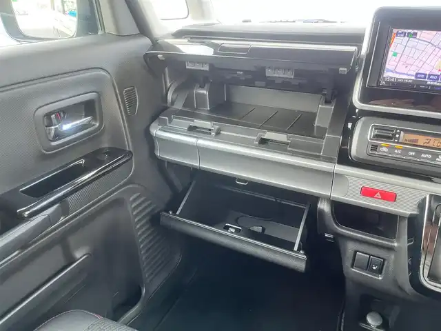スズキ スペーシア カスタム HYBRID XS 島根県 2018(平30)年 7.3万km ブルーイッシュブラックパール3 社外メモリナビ　/フルセグＴＶ　/ＤＶＤ再生　/Ｂｌｕｅｔｏｏｔｈ接続　/ＥＴＣ /D席シートヒーター /リアコーナーセンサー /レーンアシスト /衝突軽減ブレーキ/横滑り防止装置/アイドリングストップ /スマートキー /プッシュスタート /純正LEDヘッドライト/純正15インチアルミホイール/純正フロアマット