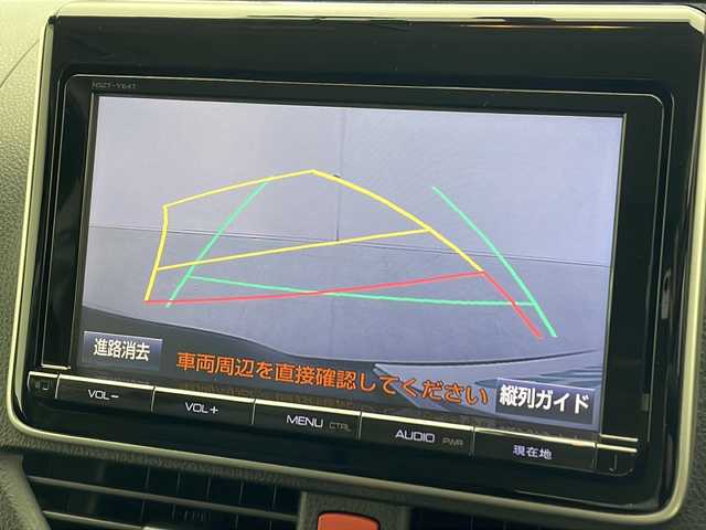 トヨタ エスクァイア Gi 千葉県 2015(平27)年 4.4万km スパークリングブラックパールクリスタルシャイン 純正ナビ(フルセグTV/AM/FM/BT/SD)/バックカメラ/クルーズコントロール/両側パワースライドドア/前後ドライブレコーダー/二列目サンシェード/プッシュスタート/アイドリングストップ/ビルトインETC/ウォークスルー/シートヒーター/純正フロアマット/純正15インチアルミ/純正ドアバイザー
