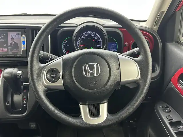 ホンダ Ｎ ＯＮＥ G Lパッケージ 熊本県 2015(平27)年 8.3万km ミラノレッド 禁煙車/純正ナビVXM-145VSi(CD・DVD・フルセグ・BT）　/バックカメラ　/社外前方ドライブレコーダー/社外ETC/衝突軽減ブレーキ/横滑り防止/オートエアコン/電動格納ミラー/アイドリングストップ/純正フロアマット　/オートライト/HIDライト/スマートキー/プッシュスタート/保証書/取扱説明書