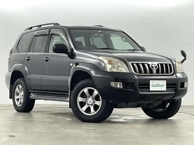 トヨタ ランドクルーザー プラド TX－LTD 福島県 2009(平21)年 12.5万km ブラック ４WD/サンルーフ/トヨタオートアラート/純正7インチナビ/・ワンセグ/TV/SD/AUX/CD/DVD/HDD/AM/FM/・バックカメラ/ETC/フォグライト/・オートライト/・ヘッドライトレベライザー/革巻きハンドル/アルカンターラシート/・3列シート/ルーフレール/ドアバイザー/純正フロアマット/純正17インチアルミ/リモコンキー