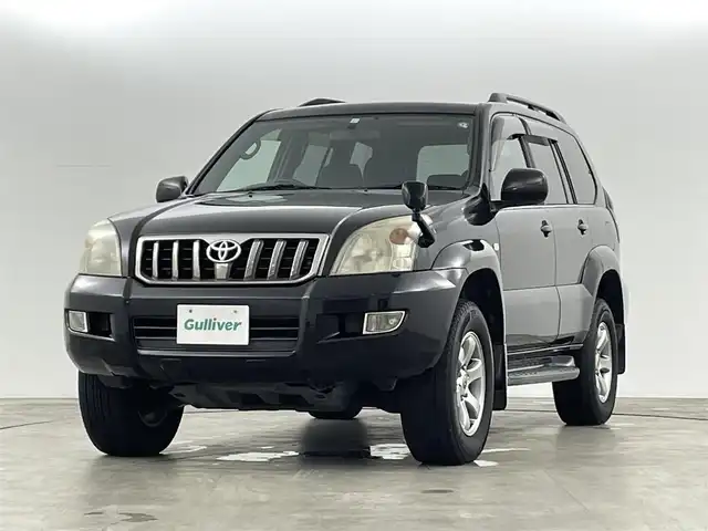 トヨタ ランドクルーザー プラド TX－LTD 福島県 2009(平21)年 12.5万km ブラック ４WD/サンルーフ/トヨタオートアラート/純正7インチナビ/・ワンセグ/TV/SD/AUX/CD/DVD/HDD/AM/FM/・バックカメラ/ETC/フォグライト/・オートライト/・ヘッドライトレベライザー/革巻きハンドル/アルカンターラシート/・3列シート/ルーフレール/ドアバイザー/純正フロアマット/純正17インチアルミ/リモコンキー
