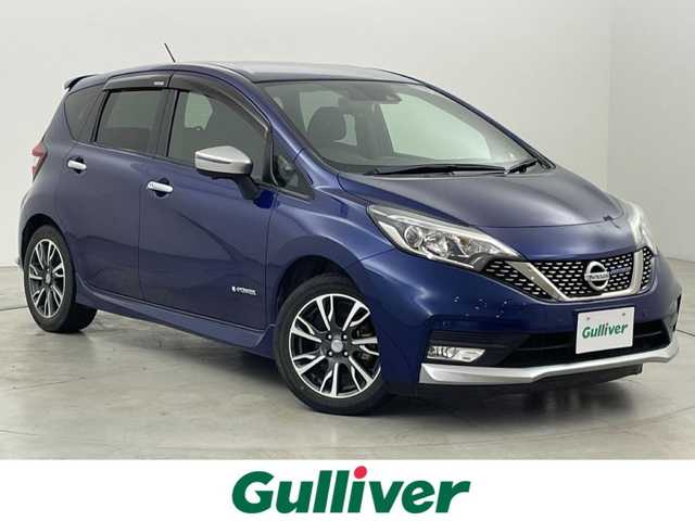 日産 ノート e-パワーオーテック スポーツスペック 福岡県 2019(令1)年 6.1万km オーロラフレアブルーパール 純正ナビ（フルセグＴＶ）　/全方位カメラ　/ＥＴＣ　/インテリジェントルームミラー　/ＡＣＣ　/コーナーセンサー　/エマージェンシーブレーキ　/レーンキープ　/アイドリングストップ　/ＬＥＤ　/サマータイヤ４本積み込み