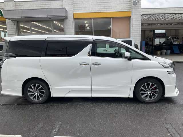トヨタ ヴェルファイア Z 滋賀県 2016(平28)年 10.5万km ホワイトパールクリスタルシャイン ワンオーナー/アルパイン11インチメモリナビ/　フルセグテレビ　DVD再生機能/　Bluetooth対応　/バックカメラ/アルパインフリップダウンモニター/両側パワースライドドア/社外革調シートカバー/社外ドライブレコーダー/純正LEDヘッドライト/保証書/取扱説明書