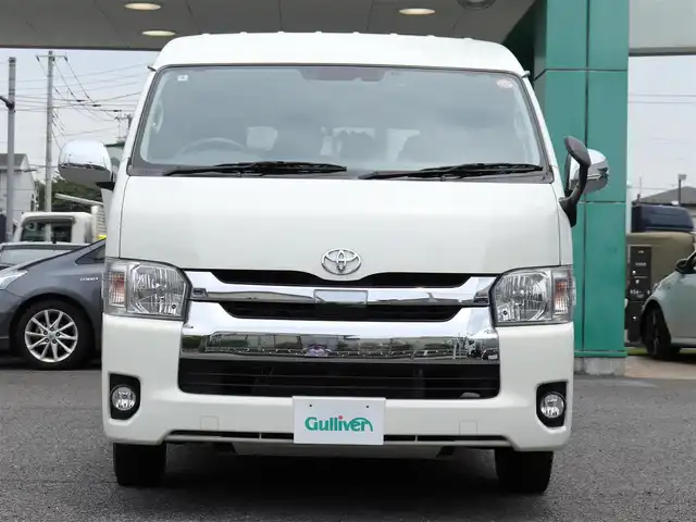 トヨタ ハイエース GL ロング 神奈川県 2020(令2)年 0.8万km 白 純正フリップダウンモニター/片側パワースライドドア/ビルトイETC/ドラレコ（前後）/純正フロアマット/フルセグTV/バックカメラ/イージークロザーバックドア/オプティトロンメーター/プライバシーガラス/アクセサリーコンセント