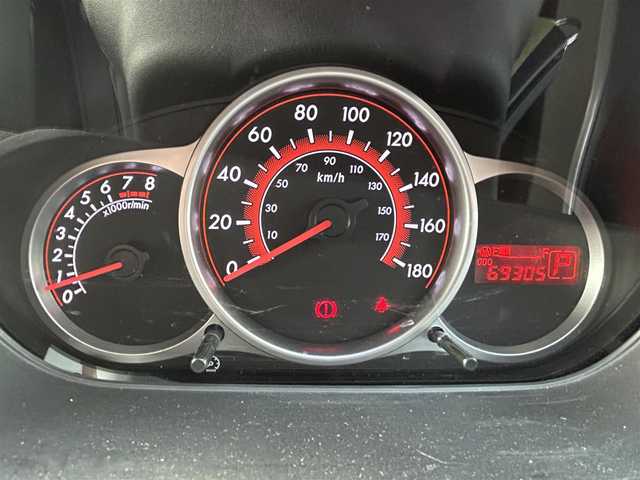マツダ デミオ SPORT 岡山県 2009(平21)年 6.9万km ラディアントエボニーマイカ ＭＴモード付ＡＴパドルシフト／盗難防止装置／フルフラットシート／ＡＡＣ／ナビでＤＶＤ再生可能／Ｂｌｕｅｔｏｏｔｈ接続／パワーステアリング／パワーウィンドウ
