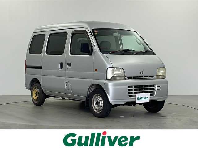 スズキ エブリイ PA 栃木県 2004(平16)年 19.7万km スペリアホワイト/シルキーシルバーメタリック ドアバイザー/パワーステアリング/純正フロアマット