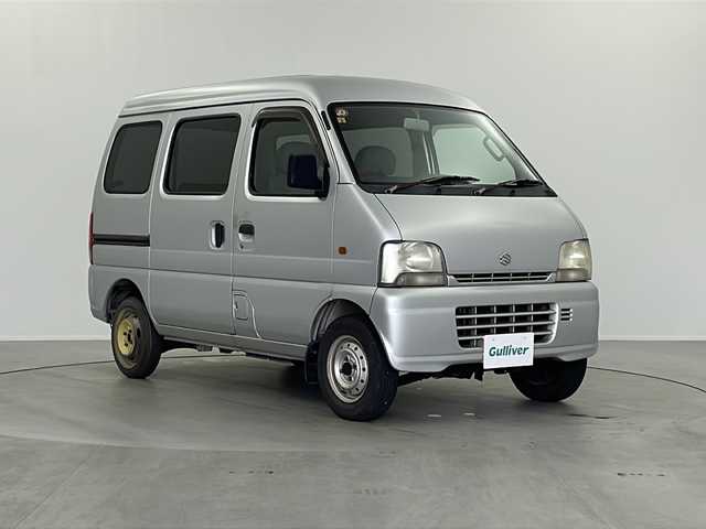 スズキ エブリイ PA 栃木県 2004(平16)年 19.7万km スペリアホワイト/シルキーシルバーメタリック ドアバイザー/パワーステアリング/純正フロアマット