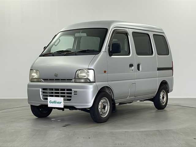 スズキ エブリイ PA 栃木県 2004(平16)年 19.7万km スペリアホワイト/シルキーシルバーメタリック ドアバイザー/パワーステアリング/純正フロアマット