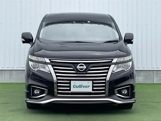 日産 エルグランド 250HWS S アーバンクロム 香川県 2020(令2)年 4.5万km ファントムブラック 登録時走行距離：44493km/メーカー純正ナビ/　CD DVD フルセグTV/全方位カメラ/ドライブレコーダー/ビルトインETC/両側パワースライドドア/エマージェンシーブレーキ/レーンキープアシスト/レーダークルーズコントロール/クリアランスソナー/MTモード付AT/横滑り防止装置/オットマン/ロールサンシェード/プッシュスタート/スマートキー