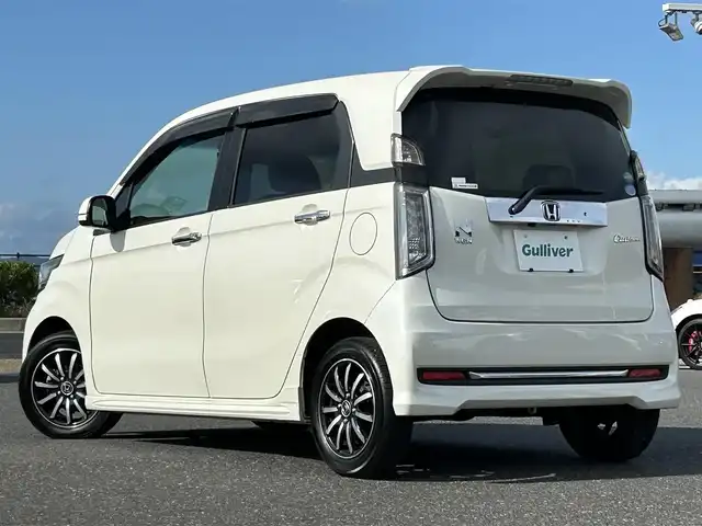 ホンダ Ｎ ＷＧＮ カスタム G ターボパッケージ 島根県 2016(平28)年 4.5万km プレミアムホワイトパールⅡ 登録時走行距離44689km/ギャザースメモリナビ /・フルセグTV/・CD/DVD再生/・Bluetooth接続/・AM/FM/衝突軽減ブレーキ/横滑り防止装置/パドルシフト/クルーズコントロール/ビルトインETC/オートライト/スマートキー/スペアキー/プッシュスタート