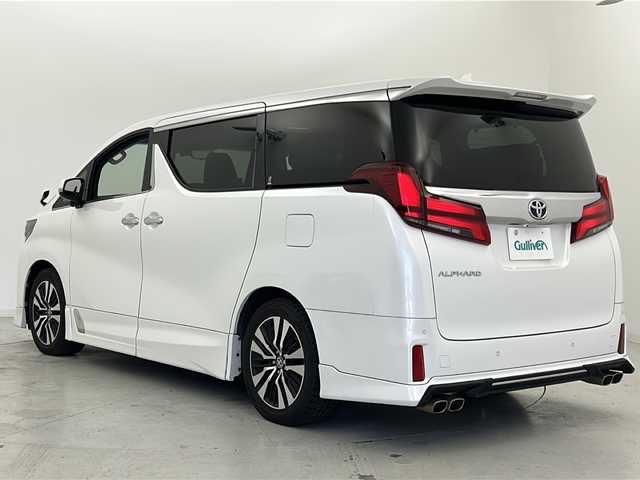 トヨタ アルファード S Cパッケージ 宮城県 2019(令1)年 5.4万km ホワイトパールクリスタルシャイン 禁煙車/ツインムーンルーフ/ＴＲＤエアロ（FSR）/Toyota Safety Sense/・プリクラッシュセーフティ/・レーントレーシングアシスト/・レーダークルーズコントロール/・オートマチックハイビーム/ブラインドスポットモニター/ＡＬＰＩＮＥ12型フリップダウンモニター/ＡＬＰＩＮＥ１１型ナビ/・BT.CD.DVD.SD.USB.HDMI/・フルセグTV/バックカメラ/デジタルインナーミラー/電動リアゲート/両側パワースライドドア/レザーシート /前席パワーシート /前席シートヒーター/前席エアーシート/ETC /３眼ＬＥＤヘッドライト