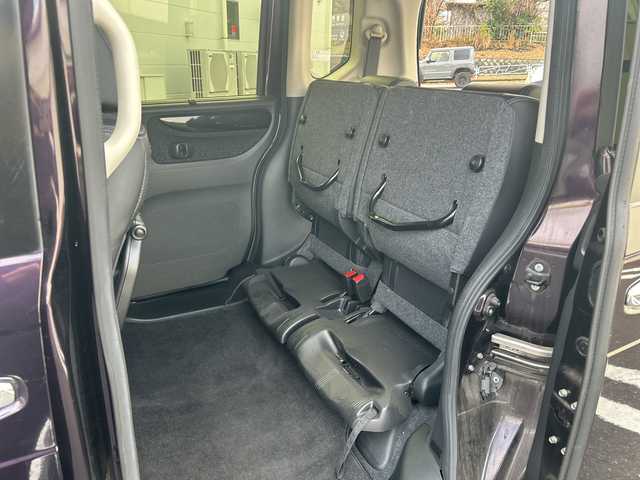 ホンダ Ｎ ＢＯＸ カスタム G ターボ Lパッケージ 東京都 2016(平28)年 7.3万km プレミアムベルベットパープル・パール GathersフルセグTVナビ（VXM-175VFNi）/・Bluetooth/AUX/USB/純正15インチアルミホイール/純正フロアマット/バックカメラ/ETC/両側パワースライドドア/横滑り防止装置/盗難防止装置/ドアバイザー/オートライト/後席サンシェード/プッシュスタート/後席チップアップシート/スマートキー/スペアキー1本/保証書