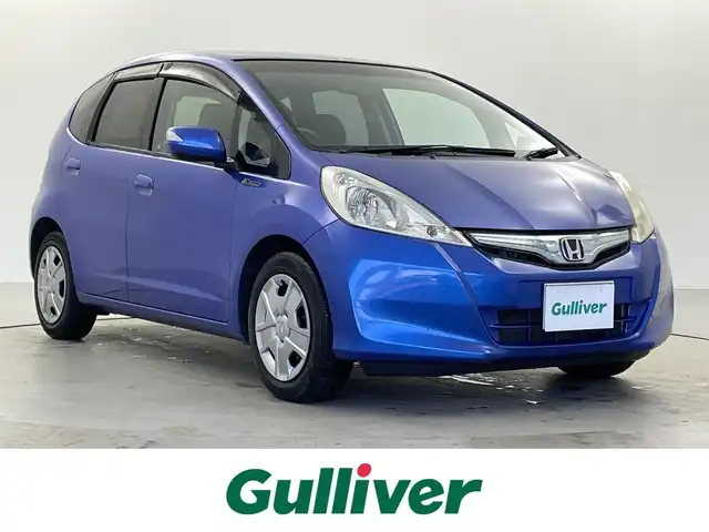 ホンダ フィット ハイブリット 10thアニバーサリー 福井県 2011(平23)年 8.5万km アズールブルーメタリック 純正ナビ/CD/DVD/Bluetooth/TV/クルーズコントロール/バックカメラ/オートライト/ETC/スマートキー/ドアバイザー