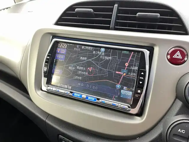 ホンダ フィット ハイブリット 10thアニバーサリー 福井県 2011(平23)年 8.5万km アズールブルーメタリック 純正ナビ/CD/DVD/Bluetooth/TV/クルーズコントロール/バックカメラ/オートライト/ETC/スマートキー/ドアバイザー