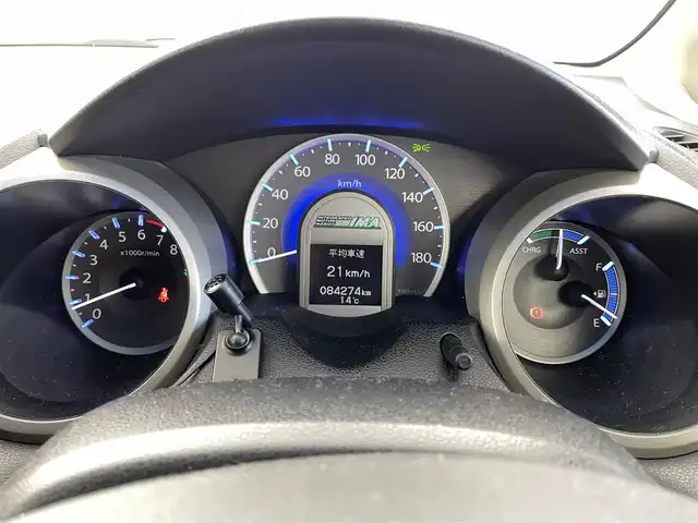 ホンダ フィット ハイブリット 10thアニバーサリー 福井県 2011(平23)年 8.5万km アズールブルーメタリック 純正ナビ/CD/DVD/Bluetooth/TV/クルーズコントロール/バックカメラ/オートライト/ETC/スマートキー/ドアバイザー