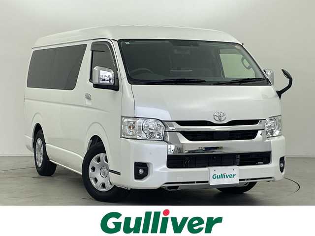 トヨタ ハイエース GL 群馬県 2022(令4)年 1万km ホワイトパールクリスタルシャイン アルパイン１２．８型後席モニター　アルパイン１１型ナビ　全周囲カメラ　デジタルインナーミラー　電動スライドドア　LED　衝突被害軽減ブレーキ　レーンアシスト　オートライト　ETC　ドラレコ　禁煙車