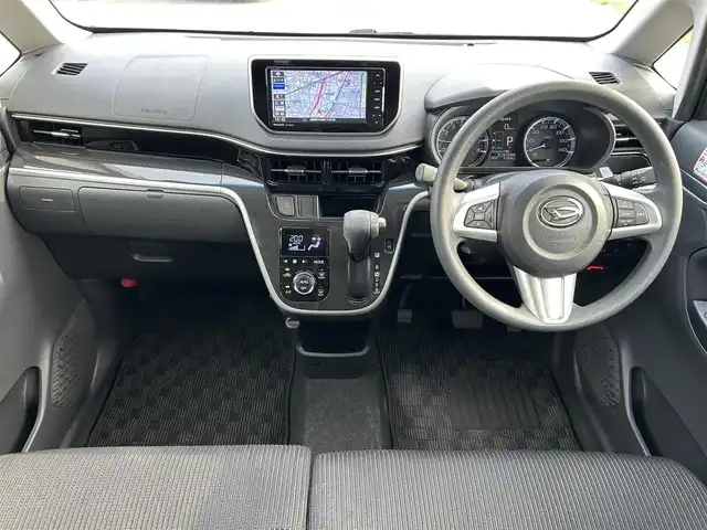 ダイハツ ムーヴ カスタム X LTD SAⅢ 福岡県 2018(平30)年 5.2万km メテオライトグレーイリュージョナルP エンジンスタートボタン/パワーステアリング/スマートキー/AAC/BLUETOOTH接続/USB/フルセグTV/純正ホイール/ABS/横滑り防止装置/衝突被害軽減システム/LEDライト/純正フロアマット/ETC
