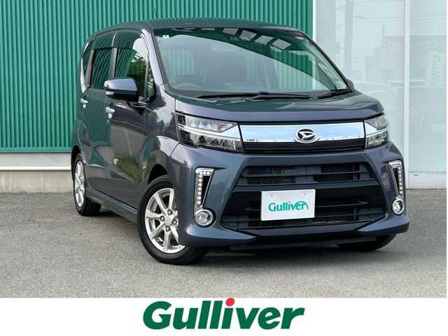 ダイハツ ムーヴ カスタム X LTD SAⅢ 福岡県 2018(平30)年 5.2万km メテオライトグレーイリュージョナルP エンジンスタートボタン/パワーステアリング/スマートキー/AAC/BLUETOOTH接続/USB/フルセグTV/純正ホイール/ABS/横滑り防止装置/衝突被害軽減システム/LEDライト/純正フロアマット/ETC