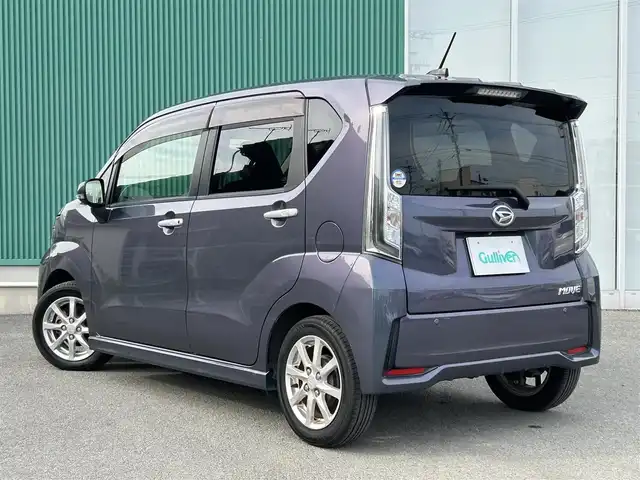 ダイハツ ムーヴ カスタム X LTD SAⅢ 福岡県 2018(平30)年 5.2万km メテオライトグレーイリュージョナルP エンジンスタートボタン/パワーステアリング/スマートキー/AAC/BLUETOOTH接続/USB/フルセグTV/純正ホイール/ABS/横滑り防止装置/衝突被害軽減システム/LEDライト/純正フロアマット/ETC