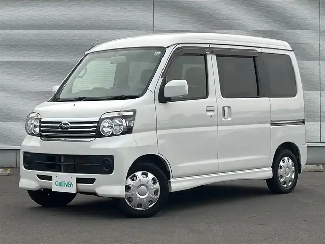 スバル ディアス ワゴン RS スマートアシスト 秋田県 2014(平26)年 6.7万km ホワイト 社外オーディオ（AM/FM/CD）/４WD/福祉車両/リア折り込み補助シート/リアスロープ/ウインチ/純正フロアマット/純正ドアバイザー/レベライザー/盗難防止装置/オートエアコン/パワーステアリング/パワーウィンドウ/電動格納ミラー