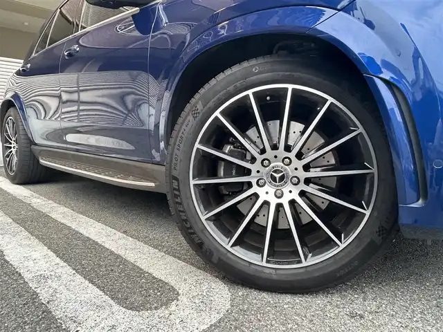 メルセデス・ベンツ ＧＬＥ４００ｄ 4MATIC スポーツ 大阪府 2021(令3)年 4.7万km ブリリアントブルーM ワンオーナー/パノラミックスライディングルーフ/ブルメスターサウンド/置くだけ充電/パドルシフト/1，2列目パワーシート/1，2列目シートヒーター/前席エアシート/社外前後ドラレコ(MRC-2020R)/前席温冷機能付きカップホルダー/レーダーセーフティングパッケージ/　・ESP/　・パークトロニック/　・カラーヘッドディスプレイ/　・アクティブステアリングアシスト/　・アクティブレーンキーピング/　・DSR/　・乗車時下降（エアサス）/　・道路標識アシスト/　・アクティブブレーキアシスト/　・アテンションアシスト/　・ブラインドスポットアシスト/　・レーンチェンジアシスト