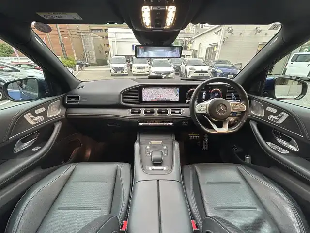 メルセデス・ベンツ ＧＬＥ４００ｄ 4MATIC スポーツ 大阪府 2021(令3)年 4.7万km ブリリアントブルーM ワンオーナー/パノラミックスライディングルーフ/ブルメスターサウンド/置くだけ充電/パドルシフト/1，2列目パワーシート/1，2列目シートヒーター/前席エアシート/社外前後ドラレコ(MRC-2020R)/前席温冷機能付きカップホルダー/レーダーセーフティングパッケージ/　・ESP/　・パークトロニック/　・カラーヘッドディスプレイ/　・アクティブステアリングアシスト/　・アクティブレーンキーピング/　・DSR/　・乗車時下降（エアサス）/　・道路標識アシスト/　・アクティブブレーキアシスト/　・アテンションアシスト/　・ブラインドスポットアシスト/　・レーンチェンジアシスト