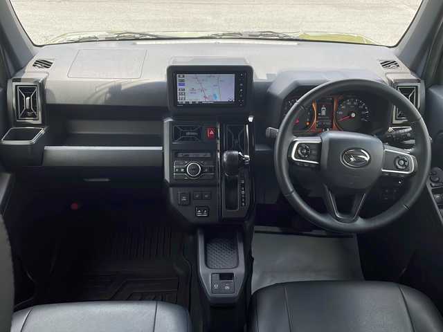 ダイハツ タフト G ターボ 静岡県 2021(令3)年 8.2万km フォレストカーキメタリック 純正ナビ/AM/FM/フルセグ/BT/クルーズコントロール/全方位カメラ/電動パーキング/前席シートヒーター/衝突軽減ブレーキ/パーキングアシスト/横滑り防止装置/USBポート