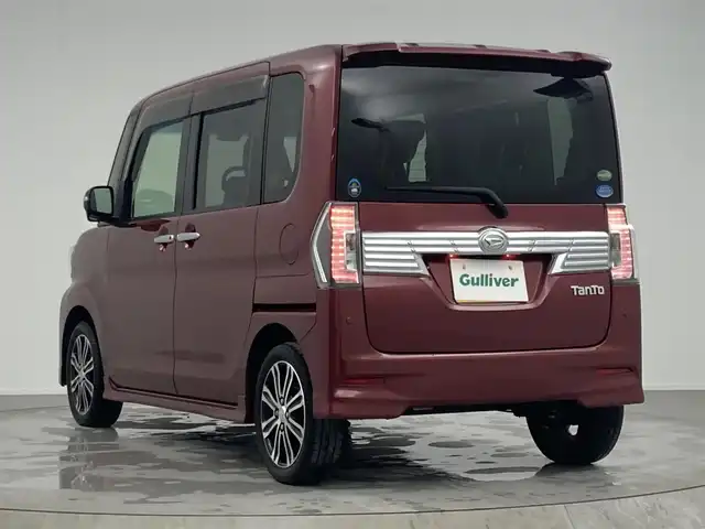 ダイハツ タント カスタム RS トップED SAⅡ 熊本県 2016(平28)年 7万km ファイアークォーツレッドM フルセグナビ　/Ｂｌｕｅｔｏｏｔｈ　/ＣＤ／ＤＶＤ　/バックカメラ　/スペアキー　/ターボ　/バックカメラ　/両側パワースライドドア　/フロアマット　/純正アルミホイール　/衝突軽減ブレーキ　/ＬＥＤヘッドライト
