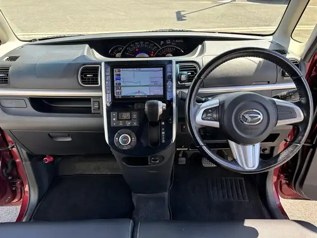 ダイハツ タント カスタム RS トップED SAⅡ 奈良県 2016(平28)年 7万km ファイアークォーツレッドM フルセグナビ　/Ｂｌｕｅｔｏｏｔｈ　/ＣＤ／ＤＶＤ　/バックカメラ　/スペアキー　/ターボ　/バックカメラ　/両側パワースライドドア　/フロアマット　/純正アルミホイール　/衝突軽減ブレーキ　/ＬＥＤヘッドライト