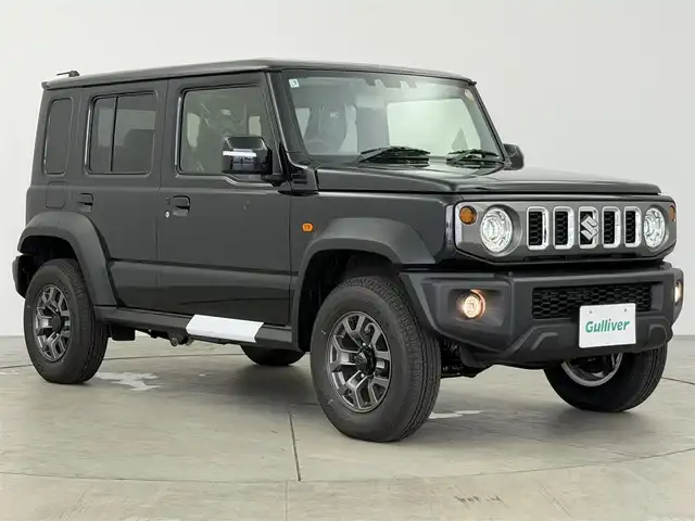 スズキ ジムニー ノマド FC 愛知県 2025(令7)年 0.1千km 黒 登録済未使用車/登録時走行距離26km/4WD/デュアルカメラブレーキサポート/革巻きステアリング/ステアリングリモコン/アダプティブクルーズコントロール/前席シートヒーター/ミラーヒーター/アイドリングストップ