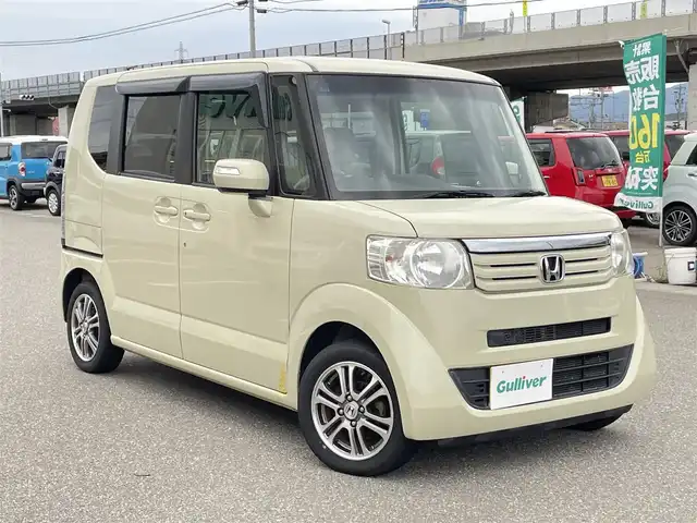 ホンダ Ｎ ＢＯＸ G Lパッケージ 石川県 2014(平26)年 5.9万km ヒダマリアイボリーパール 社外メモリーナビ/社外CD/ワンセグTV/ETC/両側パワースライドドア/スマートキー/プッシュスタート/電動ミラー/ベンチシート/スタッドレス&AW積み込み/保証書
