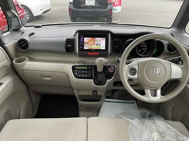 ホンダ Ｎ ＢＯＸ G Lパッケージ 石川県 2014(平26)年 5.9万km ヒダマリアイボリーパール 社外メモリーナビ/社外CD/ワンセグTV/ETC/両側パワースライドドア/スマートキー/プッシュスタート/電動ミラー/ベンチシート/スタッドレス&AW積み込み/保証書