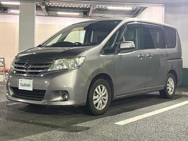 日産 セレナ 20G 京都府 2011(平23)年 15.9万km ブレードシルバー 純正HDDナビ　バックカメラ　ETC　スマートキー　両側パワースライドドア　ドライブレコーダー