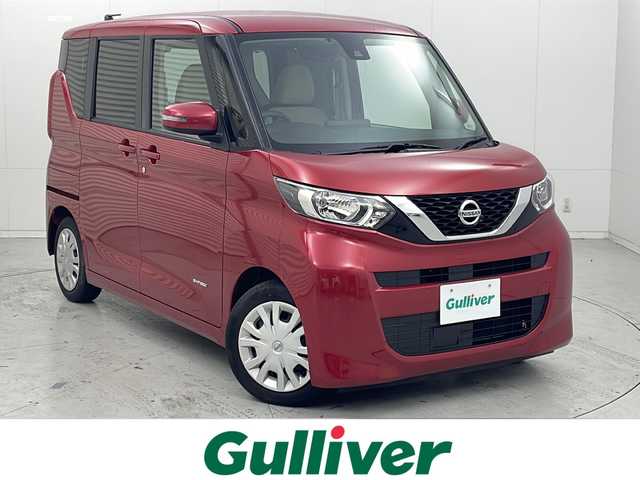 日産 ルークス X 茨城県 2020(令2)年 3.5万km スパークリングレッドM カーオーディオ　（carrozzeria）/・Bluetooth接続/片側パワースライドドア/コーナーセンサ/スマートキー/ETC/オートライト/ABS/横滑り防止装置