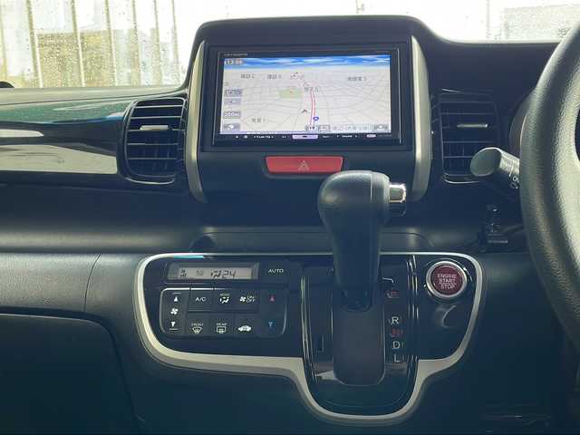 ホンダ Ｎ ＢＯＸ カスタム G Lパッケージ 青森県 2013(平25)年 10.9万km クリスタルブラックパール 片側パワースライドドア/横滑り防止システム/ETC/オートライト/HIDヘッドライト/フォグランプ/社外15インチアルミ/純正フロアマット/プッシュスタート/スマートキー/ドアバイザー