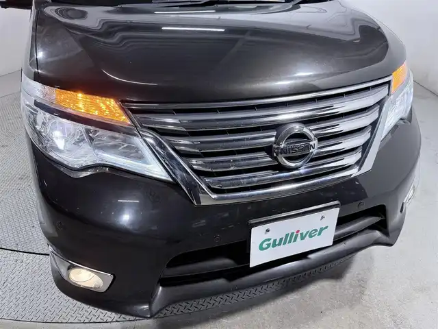 日産 セレナ HWS S HV Vセレ Aセーフ 大阪府 2015(平27)年 6.2万km タイガーアイブラウン 黒革シート 純正ナビTV 360カメラ フリップダウンモニター クルーズコントロール 衝突軽減ブレーキ レーンアシスト 両側パワースライドドア クリアランスソナー リアオートエアコン ETC