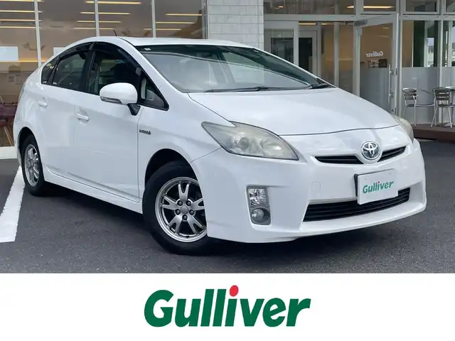 トヨタ プリウス S 島根県 2009(平21)年 17.5万km スーパーホワイトⅡ 社外メモリナビ　/ワンセグ/ＤＶＤ再生　/バックカメラ　/ＥＣＴ　/クルーズコントロール　/スマートキー　/プッシュスタート　/オートライト　/横滑り防止装置　/純正１５ＡＷ　/スペアキー１本