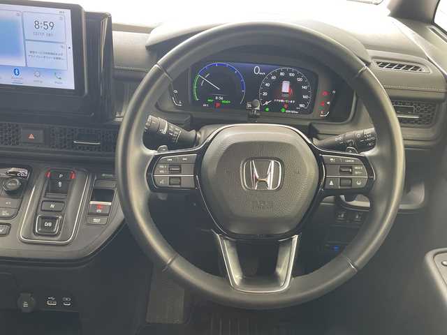 ホンダ ステップワゴン スパーダ eHEV 沖縄県 2024(令6)年 3.5万km トワイライトミストブラックパール 社外ディスプレイオーディオ（Bluetooth）/バックカメラ/ETC/レーダークルーズコントロール/ダウンヒルアシストコントロール/パドルシフト/ステアリングスイッチ/シートヒーター/ハーフレザーシート/両側パワースライドドア/電動リアゲート/プッシュスタート/スマートキー/スペアキー/LEDヘッドライト/オートライト/サンシェード/クリアランスソナー/保証書/取扱説明書
