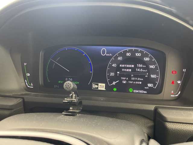 ホンダ ステップワゴン スパーダ eHEV 沖縄県 2024(令6)年 3.5万km トワイライトミストブラックパール 社外ディスプレイオーディオ（Bluetooth）/バックカメラ/ETC/レーダークルーズコントロール/ダウンヒルアシストコントロール/パドルシフト/ステアリングスイッチ/シートヒーター/ハーフレザーシート/両側パワースライドドア/電動リアゲート/プッシュスタート/スマートキー/スペアキー/LEDヘッドライト/オートライト/サンシェード/クリアランスソナー/保証書/取扱説明書