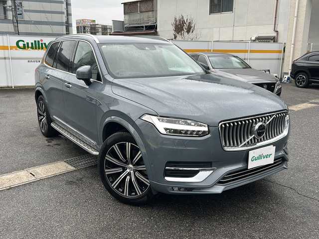 ボルボ ＸＣ９０ D5 AWD インスクリプション 福島県 2020(令2)年 4.6万km グレー /正規ディーラー車//harman/kardon //メーカーナビ//フルセグ/BT/AppleCarPlay/AndroidAUTO //全方位カメラ//ETC//ドラレコ　//黒革シート　//パワーシート//シートヒーター/ベンチレーション//パワーバックドア　//ルーフレール//サイドステップ　//純正20AW　//HUD//衝突回避//車間警告//レーンキーピングエイド//クロストラフィックアラート//パークアシスト//自動駐車//自動発進//BLIS//ACC//ABH//LEDオートヘッドライト//F.Rフォグ//AHB//アクティブベンディングライト //MTモード付きAT//ECO/Comfort/OffRord//革巻きステアリング//ステアリングヒーター//保証書//スペアキー