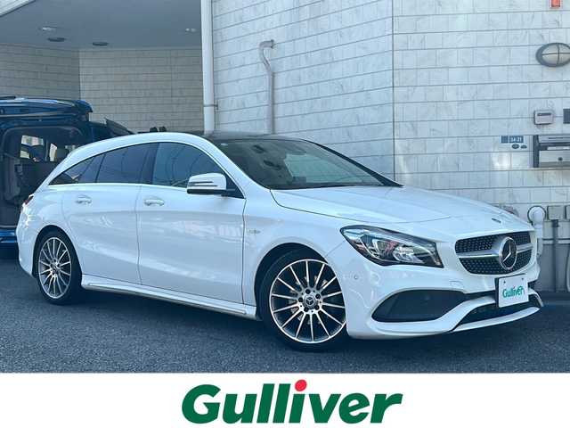 メルセデス・ベンツ ＣＬＡ１８０ Sブレイク AMG スタイル 神奈川県 2018(平30)年 5.7万km ポーラホワイト サンルーフ/harman/kardon/純正ナビ(CD/DVD/SD/USB/BT/フルセグTV)/バックカメラ/レーダークルーズコントロール/パドルシフト/アクティブブレーキアシスト/アクティブレーンキーピングアシスト/アテンションアシスト/ブラインドスポットアシスト/ハーフレザーシート/D/N席メモリ付パワーシート/D/N席シートヒーター/ビルトインETC/ドライブレコーダー/社外GPSレーダー/オートライト/純正フロアマット/ISOFIX/スペアキー×1/保証書/取扱説明書