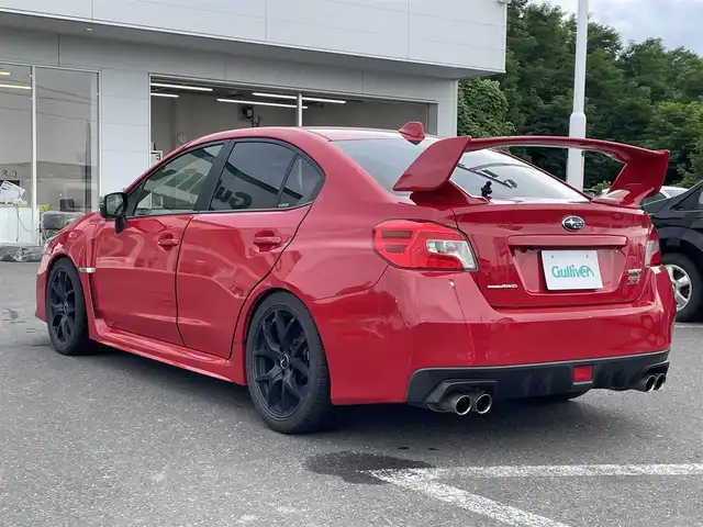 スバル ＷＲＸ ＳＴＩ STI 青森県 2016(平28)年 13.7万km ピュアレッド ４WD/6速MT/車高調(純正サスペンション有)/社外ナビ(フルセグTV/CD/DVD/AM・FM/BT/HDMI)/バックカメラ/サイドビューモニター/ETC/前方ドラレコ/社外SSR18インチアルミホイール(純正アルミホイール有)/純正フロアマット/スペアキー