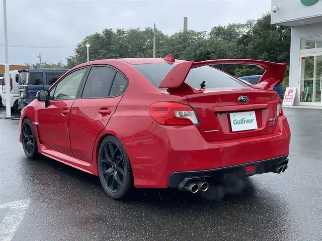 スバル ＷＲＸ ＳＴＩ STI 青森県 2016(平28)年 13.7万km ピュアレッド ４WD/6速MT/車高調(純正サスペンション有)/社外ナビ(フルセグTV/CD/DVD/AM・FM/BT/HDMI)/バックカメラ/サイドビューモニター/ETC/前方ドラレコ/社外SSR18インチアルミホイール/純正アルミホイール付きスタッドレスタイヤ積込/純正フロアマット/スペアキー