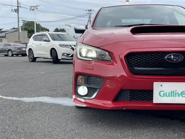 スバル ＷＲＸ ＳＴＩ STI 青森県 2016(平28)年 13.7万km ピュアレッド ４WD/6速MT/車高調(純正サスペンション有)/社外ナビ(フルセグTV/CD/DVD/AM・FM/BT/HDMI)/バックカメラ/サイドビューモニター/ETC/前方ドラレコ/社外SSR18インチアルミホイール(純正アルミホイール有)/純正フロアマット/スペアキー