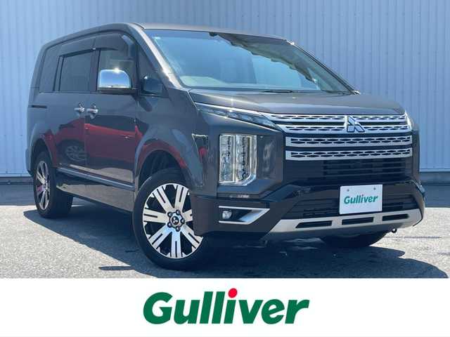 三菱 デリカＤ：５ P 滋賀県 2020(令2)年 3.4万km アイガーグレーメタリック 純正10型ナビ/・Bluetooth/フルセグ/・CD/DVD/アラウンドビューモニター/革巻きステアリング/ステアリングリモコン/パドルシフト/ETC/前後ドライブレコーダー/レーダークルーズコントロール/電動オートステップ/両側パワースライド/パワーバックドア/前席シートヒーター/運転席パワーシート/オートブレーキホールド/LEDオートライト/オートハイビーム/フォグライト/スマートキー