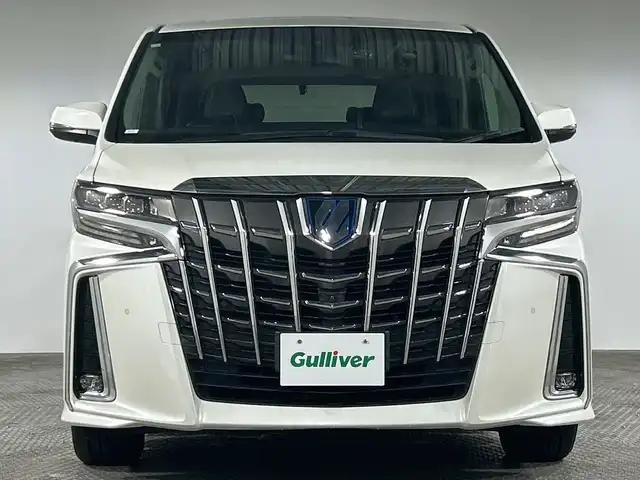 トヨタ アルファードハイブリット SR Cパッケージ 神奈川県 2020(令2)年 6.7万km ホワイトパールクリスタルシャイン 純正メーカーOPナビ　/パノラミックビューモニター　/-Miracast/CD/DVD/Bluetooth/フルセグTV/USB/JBL/両側パワースライドドア/トヨタセーフティセンス　/プリクラッシュセーフティシステム　/レーンディパーチャーアラート　/レーダークルーズコントロール　/前後クリアランスソナー/ワイヤレス充電/レザーシート/シートヒーター＆ベンチレーション　/メモリーシート/前後ドラレコ/電動パーキング/ブレーキホールド/三眼LEDヘッドライト