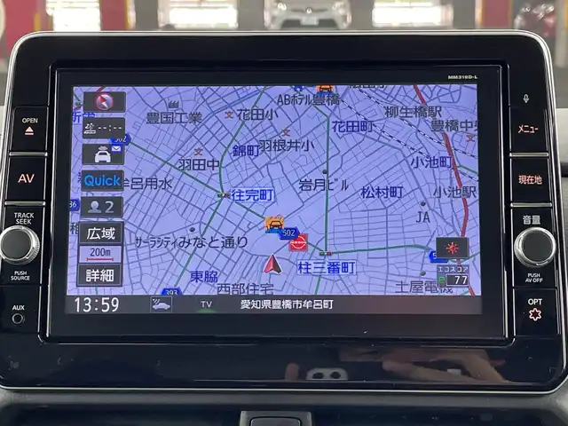 日産 ルークス HWS Gターボ プロパイロットED 愛知県 2021(令3)年 2.4万km フローズンバニラパール 禁煙車/純正9インチナビ/（AM/FM/フルセグTV/Bluetooth/CD/DVD）/全方位カメラ/プロパイロット/レーダークルーズコントロール/エマージェンシーブレーキ/レーンキープアシスト/ETC/前方ドライブレコーダー/両側パワースライドドア/純正15インチアルミホイール/アイドリングストップ/プッシュスタート/スマートキー/LEDヘッドライト/フロントフォグランプ