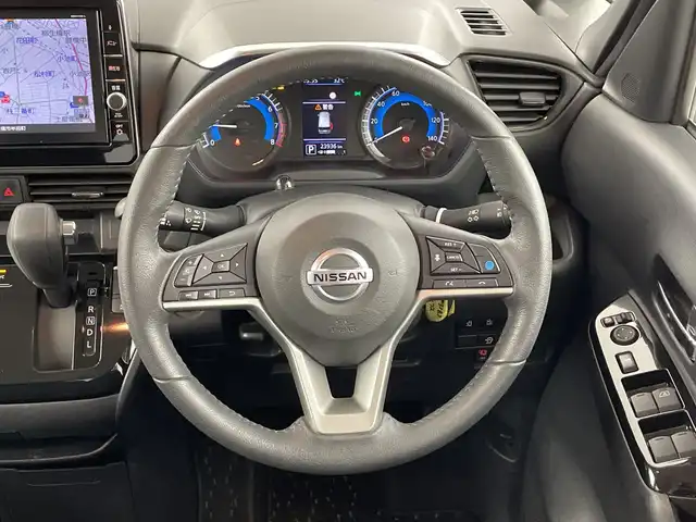 日産 ルークス HWS Gターボ プロパイロットED 愛知県 2021(令3)年 2.4万km フローズンバニラパール 禁煙車/純正9インチナビ/（AM/FM/フルセグTV/Bluetooth/CD/DVD）/全方位カメラ/プロパイロット/レーダークルーズコントロール/エマージェンシーブレーキ/レーンキープアシスト/ETC/前方ドライブレコーダー/両側パワースライドドア/純正15インチアルミホイール/アイドリングストップ/プッシュスタート/スマートキー/LEDヘッドライト/フロントフォグランプ