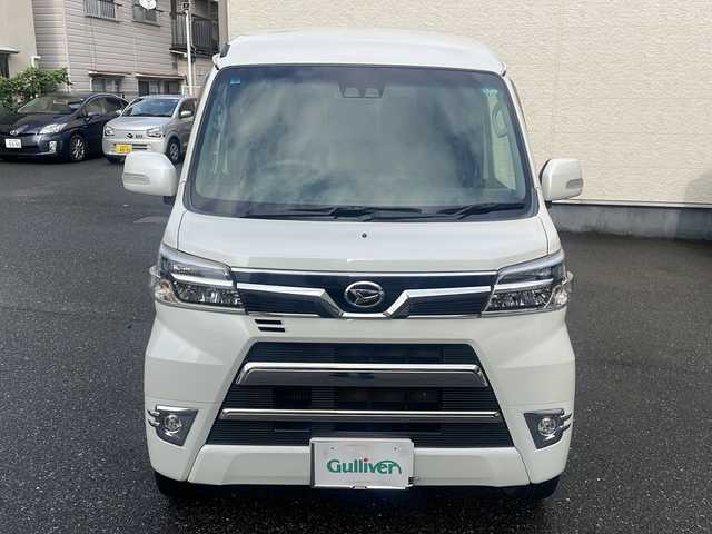 ダイハツ アトレー ワゴン カスタムターボRS LTD SAⅢ 広島県 2019(平31)年 12.3万km パールホワイトⅢ /登録時走行距離/　　　　　　　122457キロ/アイドリングストップ/ターボ/ハイルーフ/社外ナビ/バックカメラ/地デジ/左後パワースライドドア/ETC/新車時整備手帳/　　【保証書】/取扱説明書/